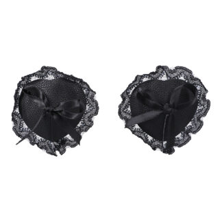In A Bag Lace Nipple Pasties - Black