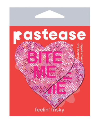 Pastease Premium Bite Me Heart - Pink/Red O/S