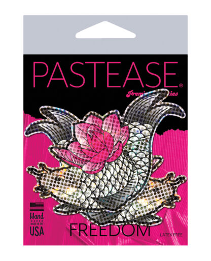 Pastease Premium Diamond Thom Disco Koi Fish & Lotus - Silver O/S