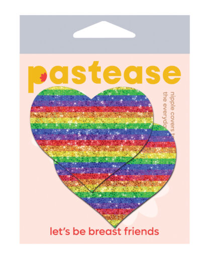 Pastease Premium Glitter Heart -Rainbow O/S