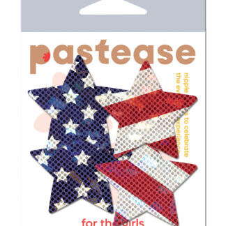 Pastease Premium Petites Glittering Stars & Stripes  - Red/White/Blue O/S