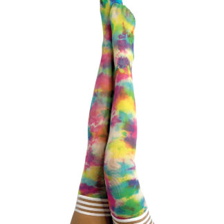 Kix'ies Gilly Tie Die Thigh High Bright Color A